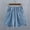 *Light Blue, variant on ClodeEU Women's Elastic Waist Denim Shorts, Loose Fit Jean Shorts with Ruff Hem, Casual Summer Shorts with Pockets Light Blue,Women's Plus L