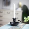 thumbnail image 3 of Iron Taper Candle Holder, Modern Decorative Candlestick Holder, with A Handle, Easy to Take, 3 of 8
