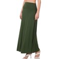 thumbnail image 2 of KOGMO Womens Classic Maxi Skirt with Foldable Wide Waistband (S-3X), 2 of 3