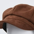 thumbnail image 3 of CoCopeaunts Newsboy Hats for Women Octagonal Cap Solid Color Newsboy Hat Autumn Winter Hat Vintage Female Beret, 3 of 7