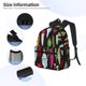 thumbnail image 3 of Disketp Colorful Fishing Lures Mochila Ligera Clásica con Múltiples Bolsillos, Mochila Casual para Hombre y Mujer, Ideal para Escuela, Trabajo y Viajes, 3 of 6