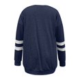 thumbnail image 4 of WTXUE Long Sleeve Shirts for Women Color Block Comfy Crewneck T Shirt Basic Tees Loose Casual Blouses Oversized Tunic Tops Patchwork Blouse Fall Outfits 2026 Trendy Spring Clothes Navy M, 4 of 5