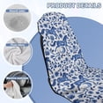 thumbnail image 7 of Bulopur Blue Horse Floral Front Car Seat Cover Towel for Men Decorative Car Seat Protector with Storage Bag for Vacation Running Portable Fit SUV Sedan Truck 1pcs, 7 of 7