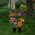 thumbnail image 1 of 2d pájaros planos decorativos jardín de jardín letrero decoración de plantas en macetas adornos de césped para decoración del lecho de, 1 of 8