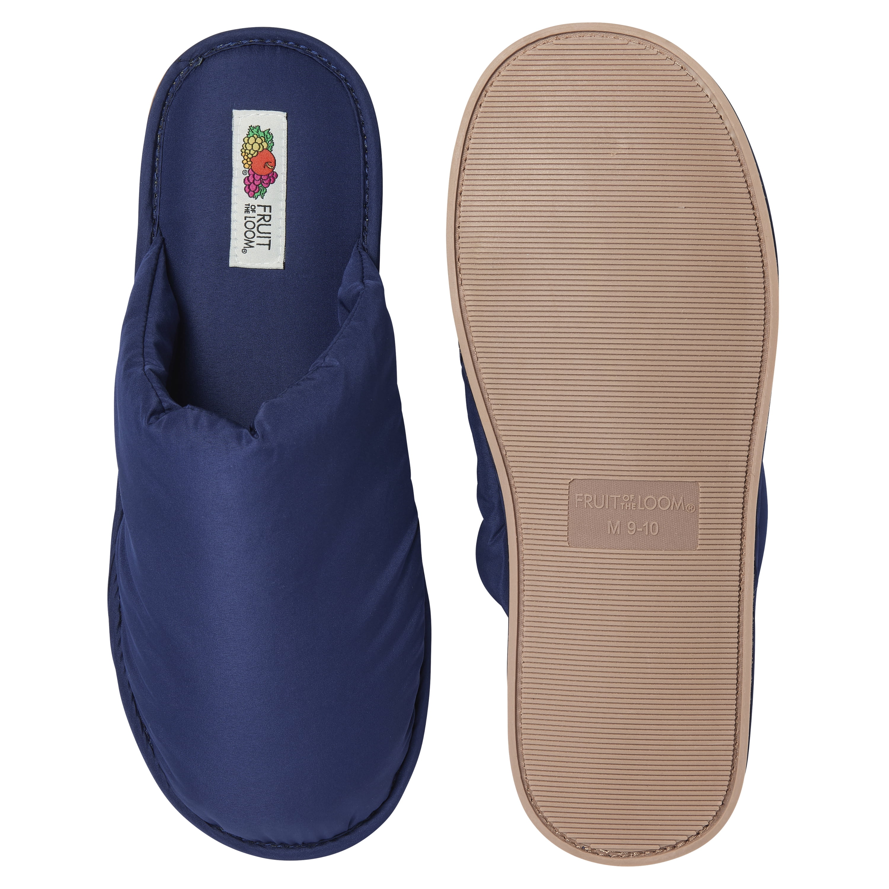 Fruit of the Loom Men's Padded Slippers