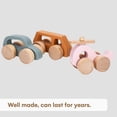 thumbnail image 2 of Coche de Madera para Niños Pequeños - Vehículo de Empuje de Madera - Inspirado en Montessori, 2 of 6