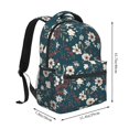 thumbnail image 2 of Pofeuu Vintage Floral Print Backpack for Men and Women - Basic Bookbag Casual Daypack Backpacks for College Work Travel-One Size, 2 of 5