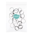 thumbnail image 5 of KAKOWELY 20 Pcs Adjustable Finger Rings Settings Stainless Steel Finger Rings Bases Components with Flat Round Blanks for Making Rings,0.79X"X0.79"X0.59", 5 of 5