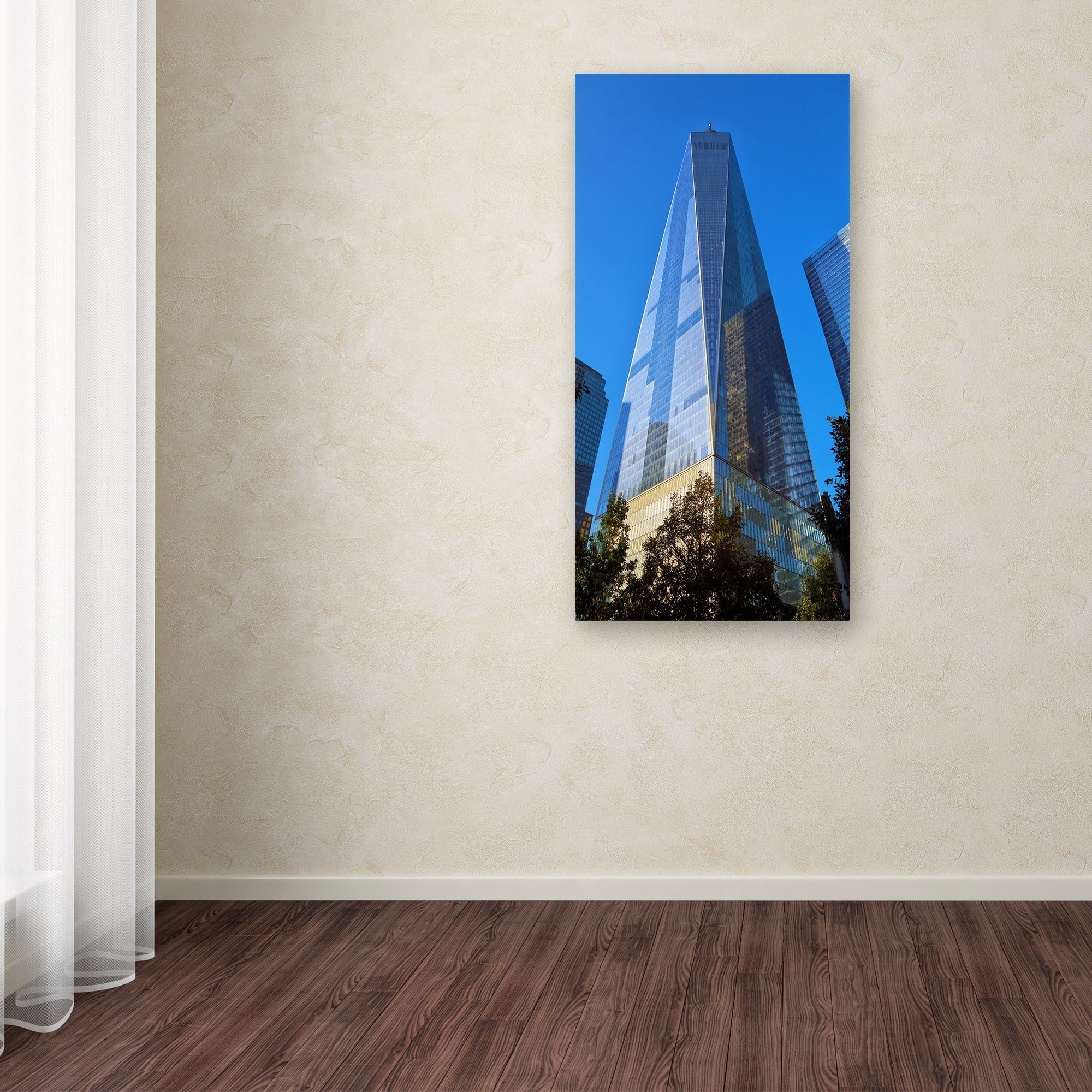 Trademark Fine Art "Freedom Tower II" Canvas Art by CATeyes