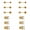 Gold B, variant on 14K Gold Plating Ball Stud Earrings for Women and Men,Hypoallergenic 925 Silver Post Earring for Sensitive Ears Lightweight 3Pairs