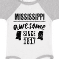 thumbnail image 4 of Inktastic Mississippi Awesome Since 1836 Boys or Girls Baby Bodysuit, 4 of 5