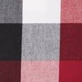 thumbnail image 3 of DII Tri-Color Checkered Cotton Table Runner, Cardinal Red, 14"W x 72"L, 3 of 3