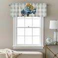 thumbnail image 3 of Truck Sunflower Valance Curtain Spring Watercolor Window Valances Rod Pocket Short Curtains Window Treatments for Kitchen Bedroom Bathroom Laundry 54" x 18", 3 of 9