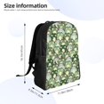thumbnail image 4 of Fotbe Cute Frog Travel Laptop Backpack, Business Slim Sturdy Laptops Backpack, Water Resistant College School Computer Bag Gift for Men & Women Fits 15.6 Inch Notebook, 4 of 8