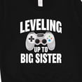 thumbnail image 3 of Inktastic Leveling Up to Big Sister Toddler Sweatshirt, 3 of 4