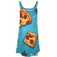 thumbnail image 4 of Fun Pizza Women's Summer Dresses 2025 Beach Casual Sleeveless Floral Print Tank Loose Sundress, 4 of 8
