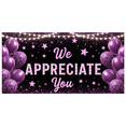 thumbnail image 6 of Purple Theme Appreciation Banner Sparkle Balloon Starry Design for Celebration Event Party Decoration, 6 of 7