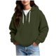 thumbnail image 1 of Ounisa Womens Hoodies Casual Long Sleeve Drawstring Waffle Pullover Tops Loose Hooded Sweatshirt with Pocket, 1 of 8