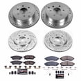 thumbnail image 3 of PowerStop Front and Rear Z23 Evolution Sport Carbon-Fiber Ceramic Brake Pad and Drilled & Slotted Rotor Kit Fits: NISSAN Select Models K8357, 3 of 10