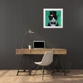 thumbnail image 3 of Heffernan, Lucia 12x12 White Modern Wood Framed Museum Art Print Titled - Tuxedo Cat, 3 of 4