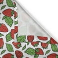 thumbnail image 5 of Ambesonne Fruit Grommet Curtain, Juicy Strawberries Leaves, 50" x 72", Red Fern Green, 5 of 6