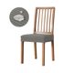 thumbnail image 4 of Las cubiertas de asiento impermeables del modelo sólido estiran cómodo suave de los accesorios modernos Gris claro, 4 of 8
