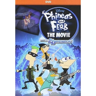 Phineas and Ferb, The Movie: Across the Second Dimension (DVD