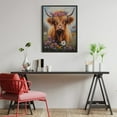 thumbnail image 5 of Highland Cow With Flower Oil Painting 500-Piece Puzzle for Adults - High-Quality Puzzle for Enjoyment,Wooden, 5 of 8