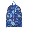 thumbnail image 3 of Watercolor Dinosaur Print Backpack – Flying Cartoon Dino Pattern Daypack for School and Travel Use, 3 of 5