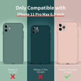 thumbnail image 3 of Designed for iPhone 11 Pro Max Case, Silicone Ultra Slim Shockproof Phone Case with Soft Anti-Scratch Microfiber Lining,[Enhanced Camera Protection], 6.5 inch, Plum, 3 of 14