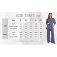 thumbnail image 6 of MINTREUS Lounge Sets for Women Knit Short Sleeve Tops and Long Pants Soft Comfy Pajamas Set Oversized 2 Piece Outfits S-4X, 6 of 8