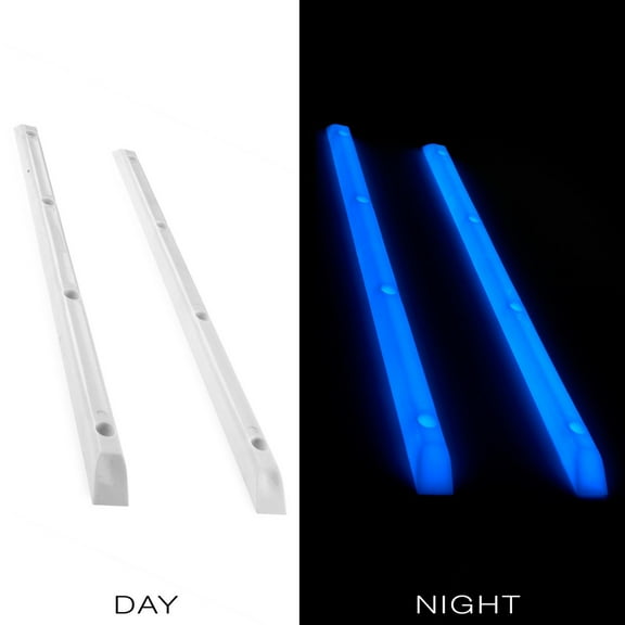 Yocaher Yocaher Rails Ribs - Glow in the dark Blue