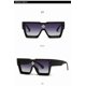 thumbnail image 5 of C1)Sunglasses Sunglasses Men's and Women's European and American Fashion Trend Sunglasses Oversized Square Bold Frame, 5 of 5