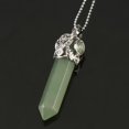 thumbnail image 1 of Natural Stones Healing Point Pendants Necklaces Leaf Jewelry, 1 of 6