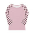 thumbnail image 3 of YOUYEDAIN 3/4 Sleeve Shirts for Girls Size 11-12 Crewneck Tunic Tops Causal Teen Girls Clothing Soft Tshirt Light pink 11-12 Years, 3 of 4