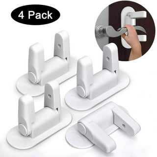 Homelove Door Lever Baby Safety Lock Baby Proofing Door Locks for Kids  Safety, 2 Pack Improved Childproof Door Lever Lock, 3M Adhesive No Drilling Child  Safety Door Handle Lock (White) 
