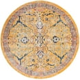 thumbnail image 2 of Rugs.com Lola Collection Rug – 7 Ft Round Yellow Medium Rug Perfect For Kitchens, Dining Rooms, 2 of 8