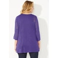 thumbnail image 2 of Catherines Women's Plus Size Shadow Stripe Cardigan, 2 of 3