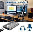 thumbnail image 2 of 4K Video Capture Card USB3.0 Video Capture 1080P Live Streaming Video Grabber Converter Support Microphones Input, 2 of 5