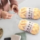thumbnail image 5 of Accesorios de Muñeca de Bebé Cinco Hilos de Leche Algodón Gradiente Tejido a Mano Segmento de Muñeca de Peluche Teñido Pelota de Pelo de Bebé Ropa de Muñeca de Bebé, 5 of 6