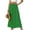Green, variant on Trendy Long Skirts for Women Boho Maxi Skirt Casual Winter Swing Tiered A-Line Elastic High Waist Dress with Pockets