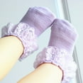 thumbnail image 4 of Thin Infant Baby Girl Kid Sock Frilly Lace Socks Ankle Summer Sock Princess Socks, 4 of 4