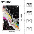 thumbnail image 2 of FORMRS 1-Subject Spiral Notebook 8" x 5" College Ruled 60 Refillable Sheet A5 Hard Cover, 2 Pack, Colorful White, 2 of 7