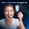 thumbnail image 4 of Simzlife 35lbs/24H Nugget Ice Maker Countertop,Portable Ice Maker Machine with Auto-Cleaning, Silver, 4 of 11