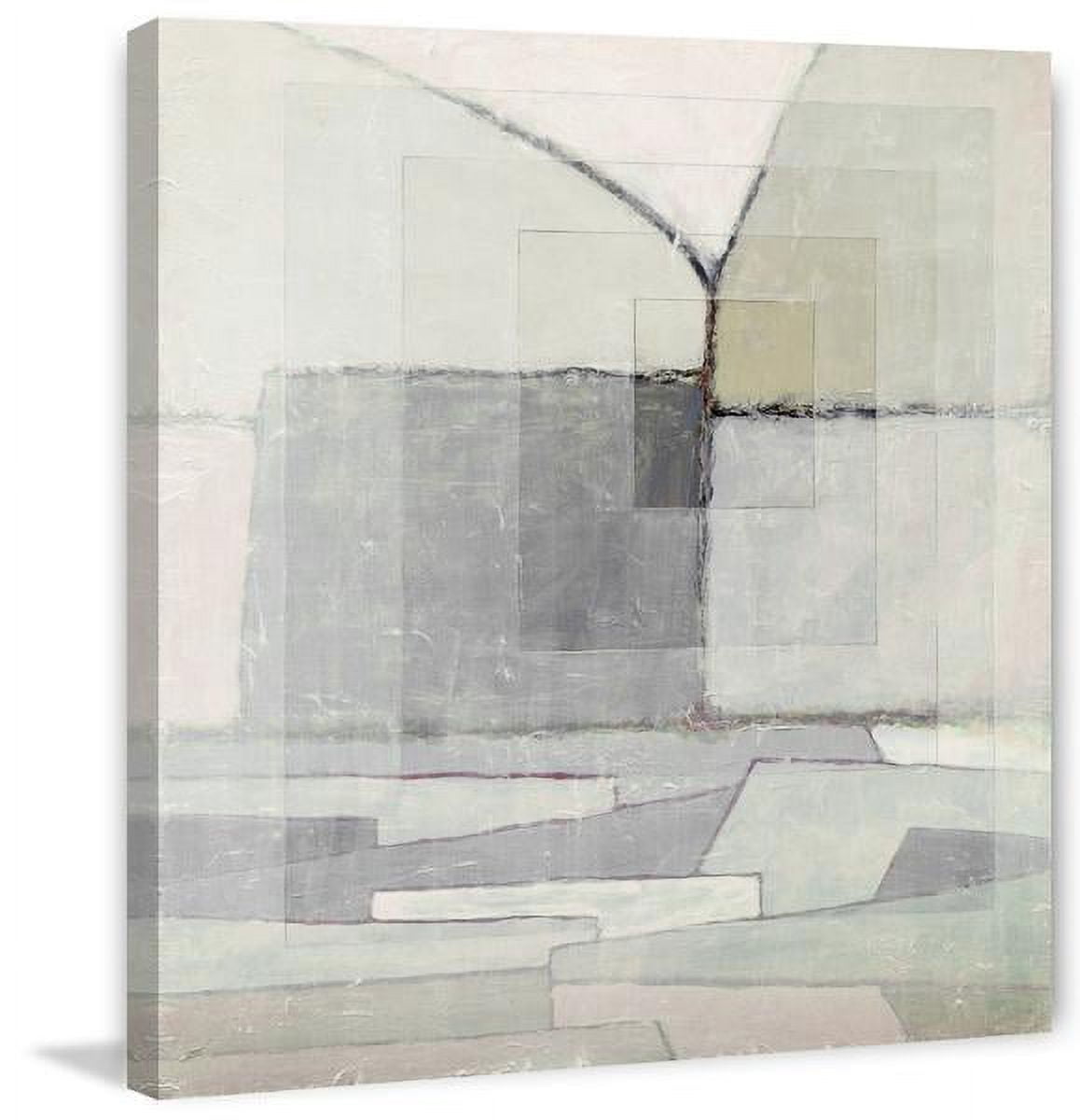 "Squares Layered" Painting Print on Wrapped Canvas