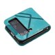 thumbnail image 2 of Funda de cuero con estampado de líneas para Samsung Galaxy Z Flip4, 2 of 4