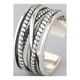 thumbnail image 3 of Anillo retro con capas en espiral para el dedo índice, ajustable y combinable con todo, para mujer, 3 of 6