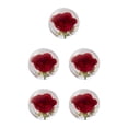 thumbnail image 2 of maskred Resin Crystal Ball Timeless Addition To Collection Crystal Ball With Flower Rose 8cm 5Set, 2 of 6