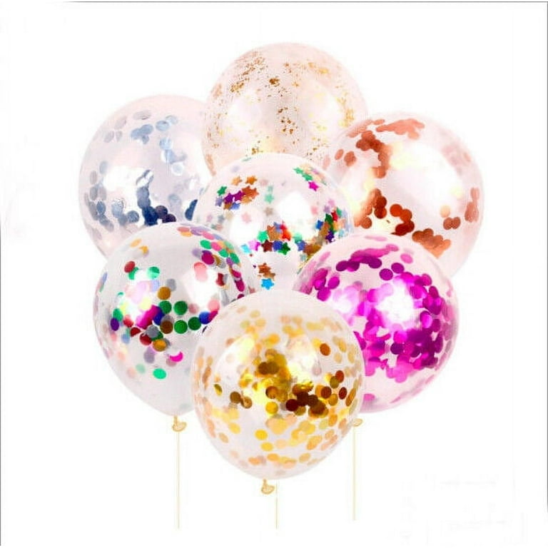 Five Balloons Set Multiple Colors for Birthday Party Supplies Event  Decorations