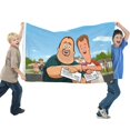 thumbnail image 2 of Universal Basic Guys Bandera impresa con temática, regalo perfecto para fanáticos, amigos y familiares, y adecuada para actividades al aire libre e interiores, decoraciones de fiesta. 120*180CM, 2 of 6